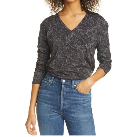 RAILS Snake Print Long Sleeve Shirt - Picture 1 of 6